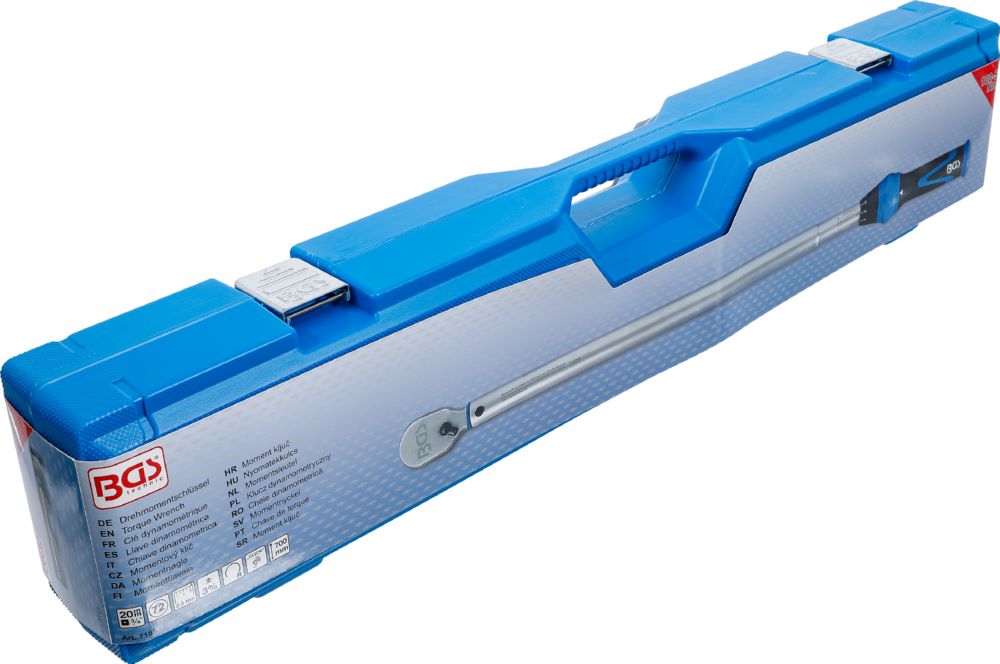 Produktbild BGS Drehmomentschlüssel Abtrieb Außenvierkant 20 mm 3/4 Zoll 100 - 500 Nm bild 8