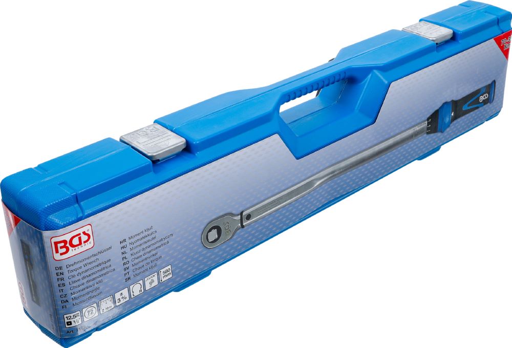 Produktbild BGS Drehmomentschlüssel 70 - 350 Nm Abtrieb Außenvierkant 12,5 mm 1/2 Zoll bild 8