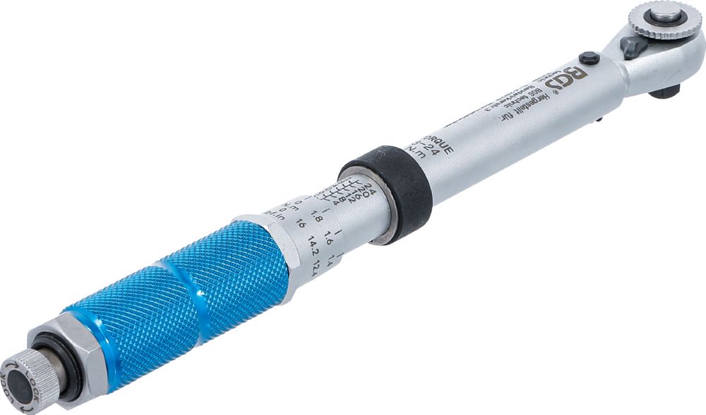 Produktbild BGS Drehmomentschlüssel 3 - 24 Nm Abtrieb Außenvierkant 6,3 mm 1/4 Zoll bild 4