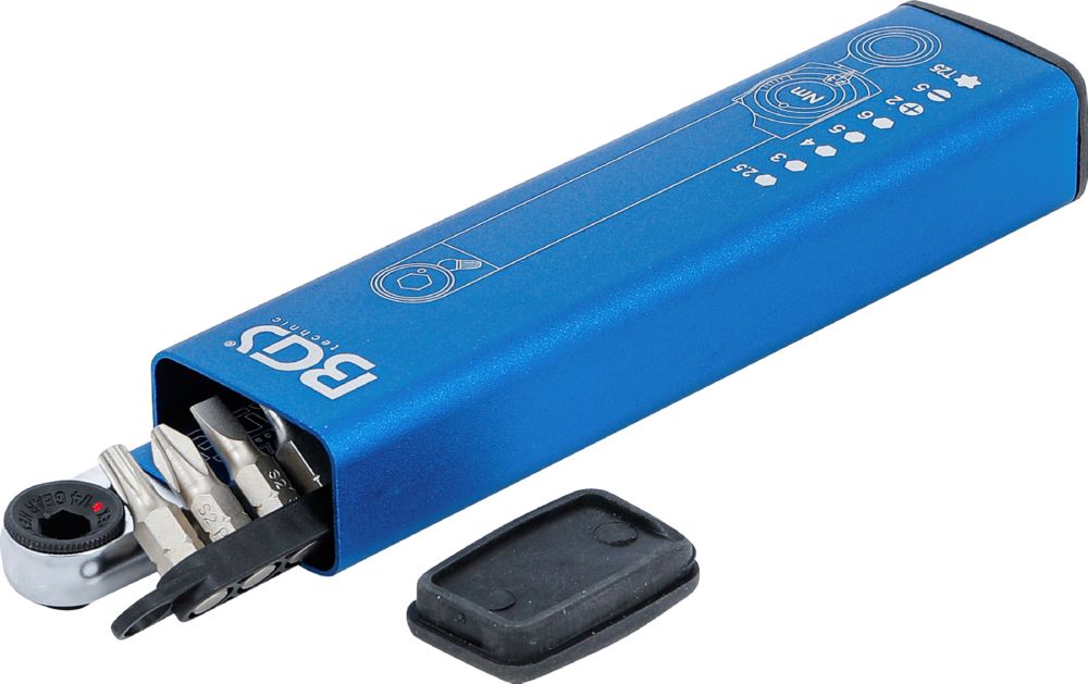 Produktbild BGS Drehmomentschlüssel 2 - 10 Nm Innensechskant 6,3 mm 1/4 Zoll 9 Teilig bild 5