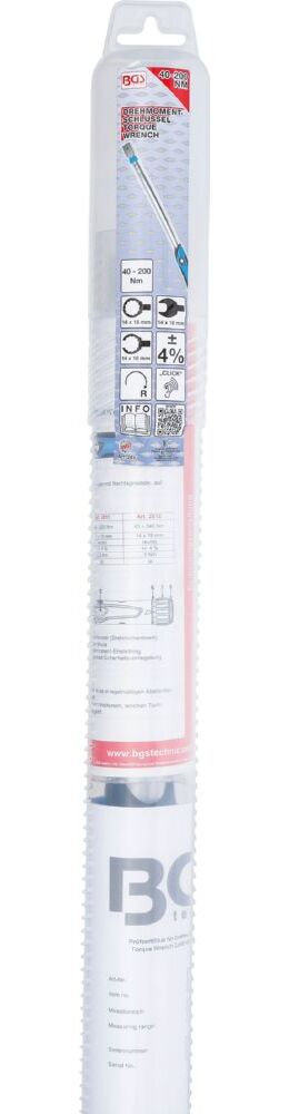 Produktbild BGS Drehmomentschlüssel 40 - 200 Nm für 14 x 18 mm Einsteckwerkzeuge bild 7