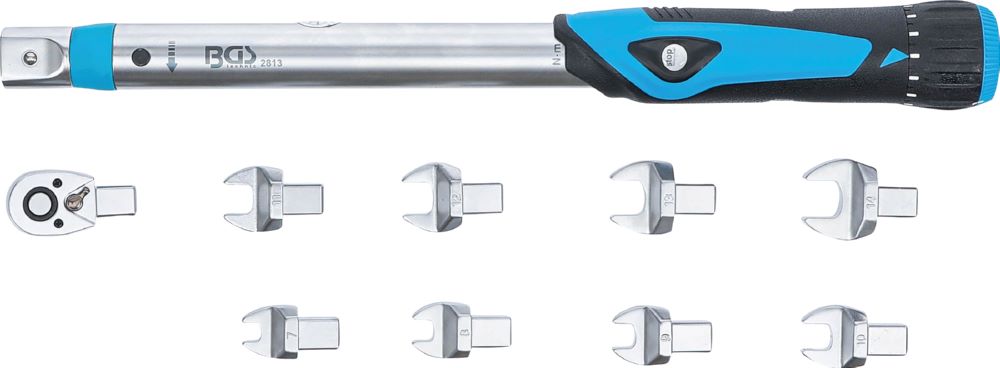 Produktbild BGS Drehmomentschlüssel Satz 6,3 mm 1/4 Zoll 10 - 50 Nm 10 teilig bild 2