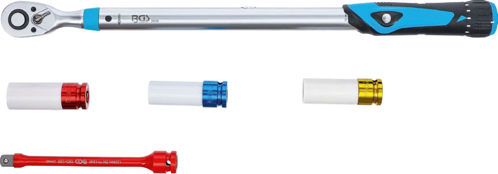 Produktbild BGS Drehmomentschlüssel Satz 12,5 mm 1/2 Zoll 40 - 200 Nm bild 2