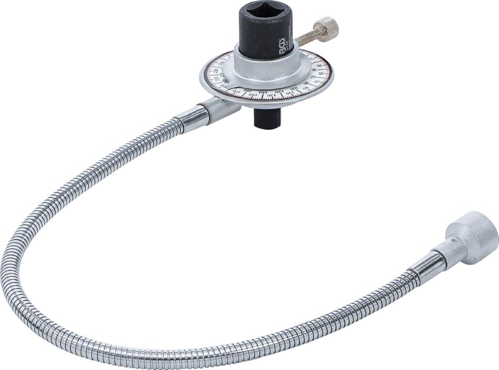 Produktbild BGS Drehwinkel Messgerät mit Magnetarm 12,5 mm 1/2 Zoll Antrieb Innenvierkant bild 1