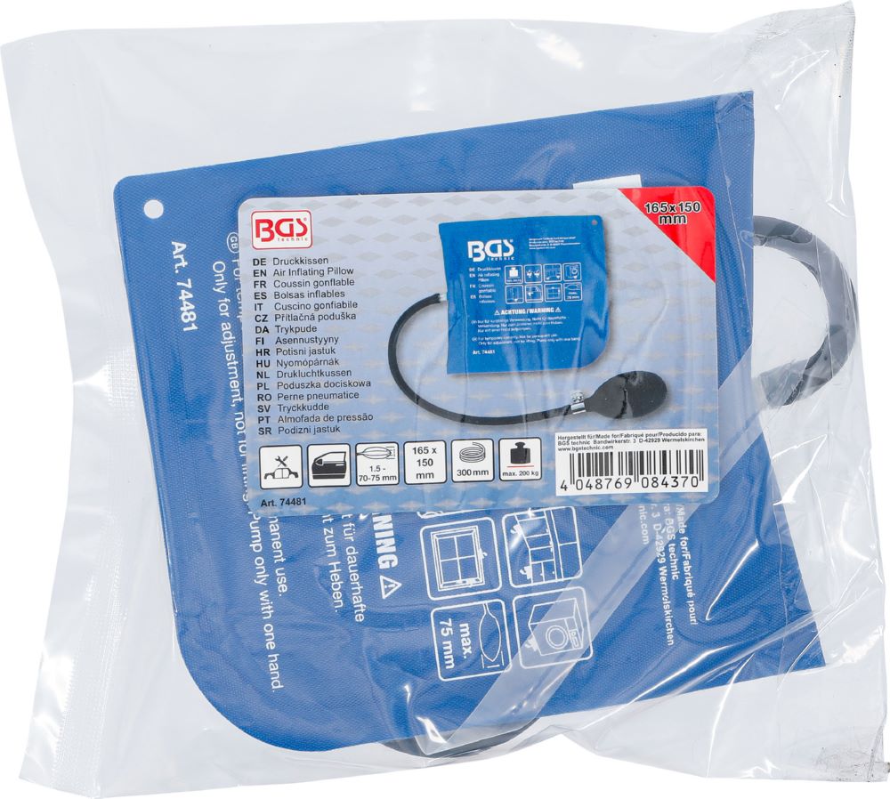 Produktbild BGS Druckkissen mit Handpumpe Quadrat 165 x 150 mm bild 6