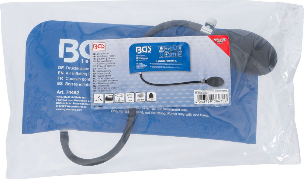 Produktbild BGS Druckkissen mit Handpumpe Rechteck 270 x 135 mm bild 6