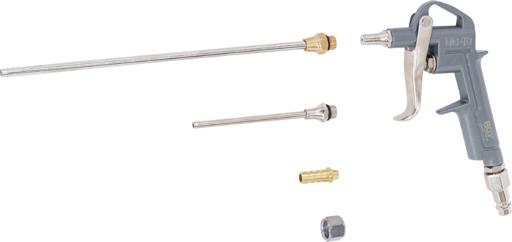 Produktbild BGS Druckluft Ausblaspistole Alu mit 3 Düsen