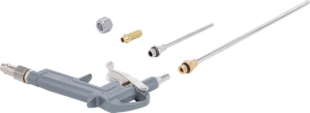 Produktbild BGS Druckluft Ausblaspistole Alu mit 3 Düsen bild 4