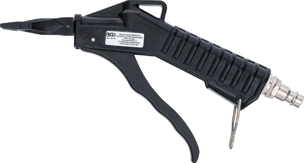 Produktbild BGS Druckluft Ausblaspistole mit Flachdüse 5-8 bar bild 3