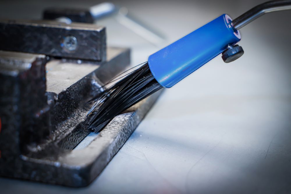 Produktbild BGS Druckluft Ausblaspistole mit Pinsel Länge 310 mm 8 bar bild 2