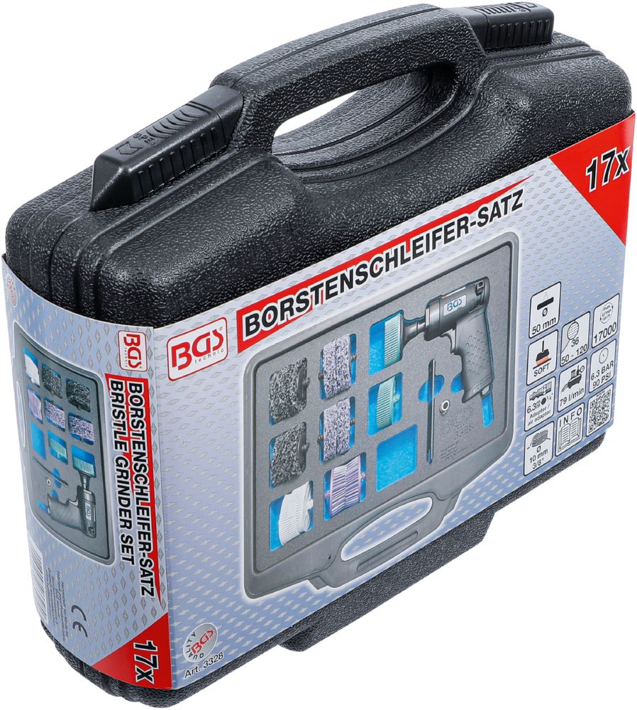 Produktbild BGS Druckluft Borstenschleifer Satz 17 teilig bild 10