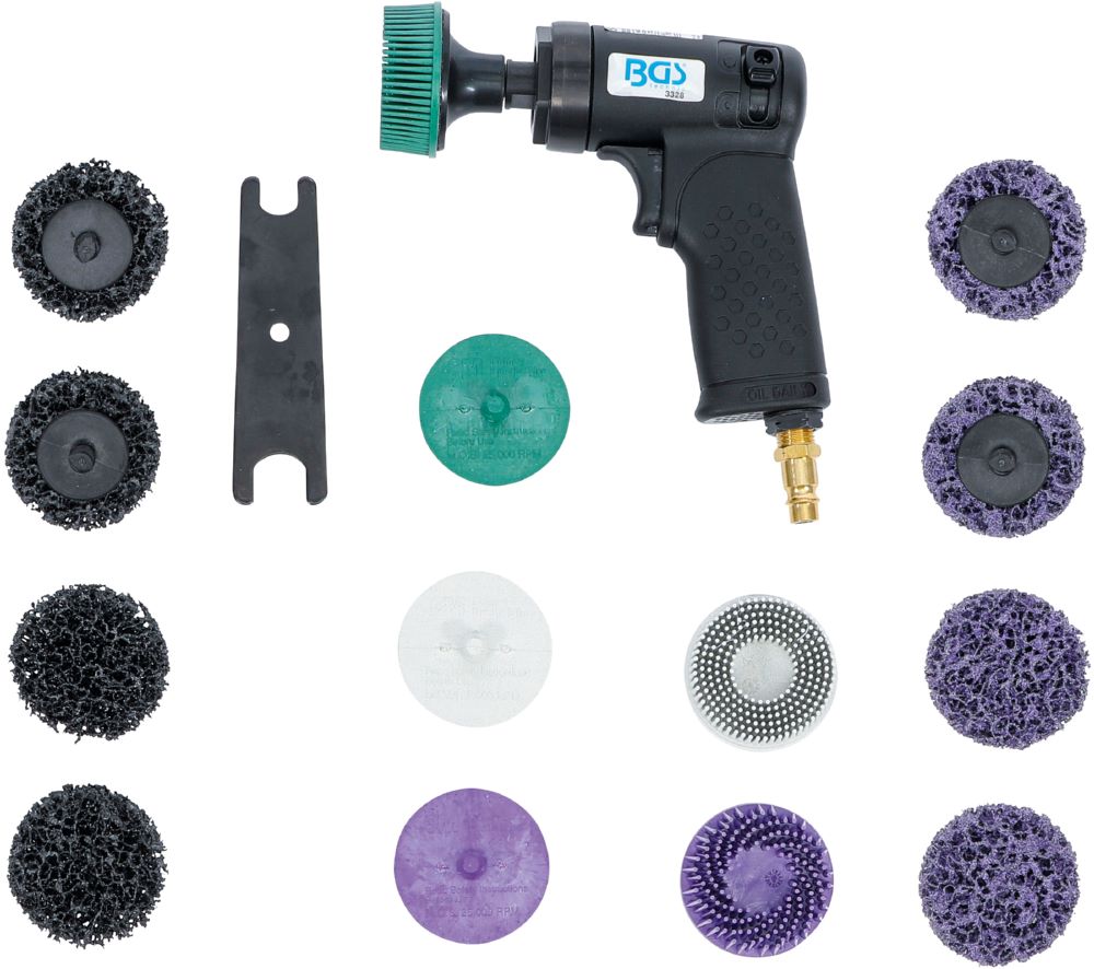 Produktbild BGS Druckluft Borstenschleifer Satz 17 teilig bild 6
