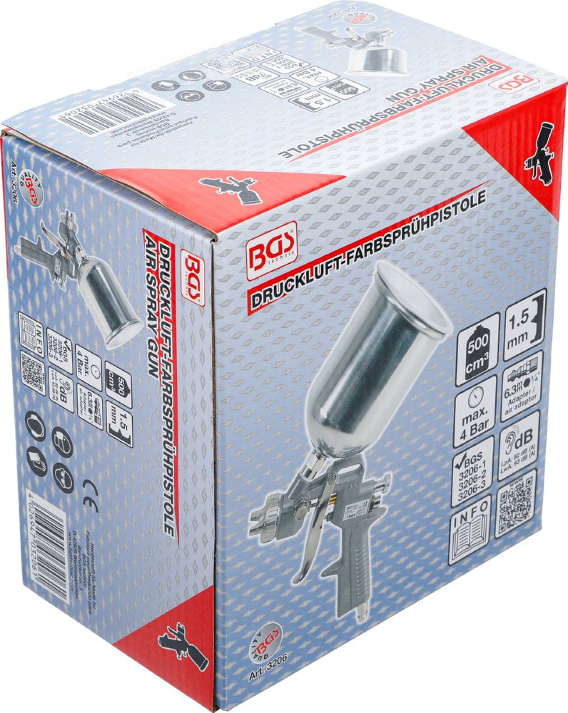 Produktbild BGS Druckluft Farbsprühpistole 500 cm³ bild 5