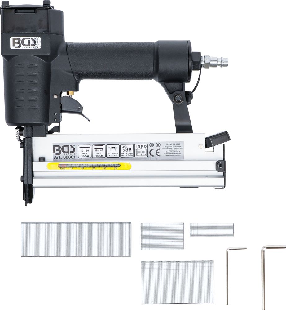 Produktbild BGS Druckluft Kombi Nagler 50 mm max 8,3 bar bild 3