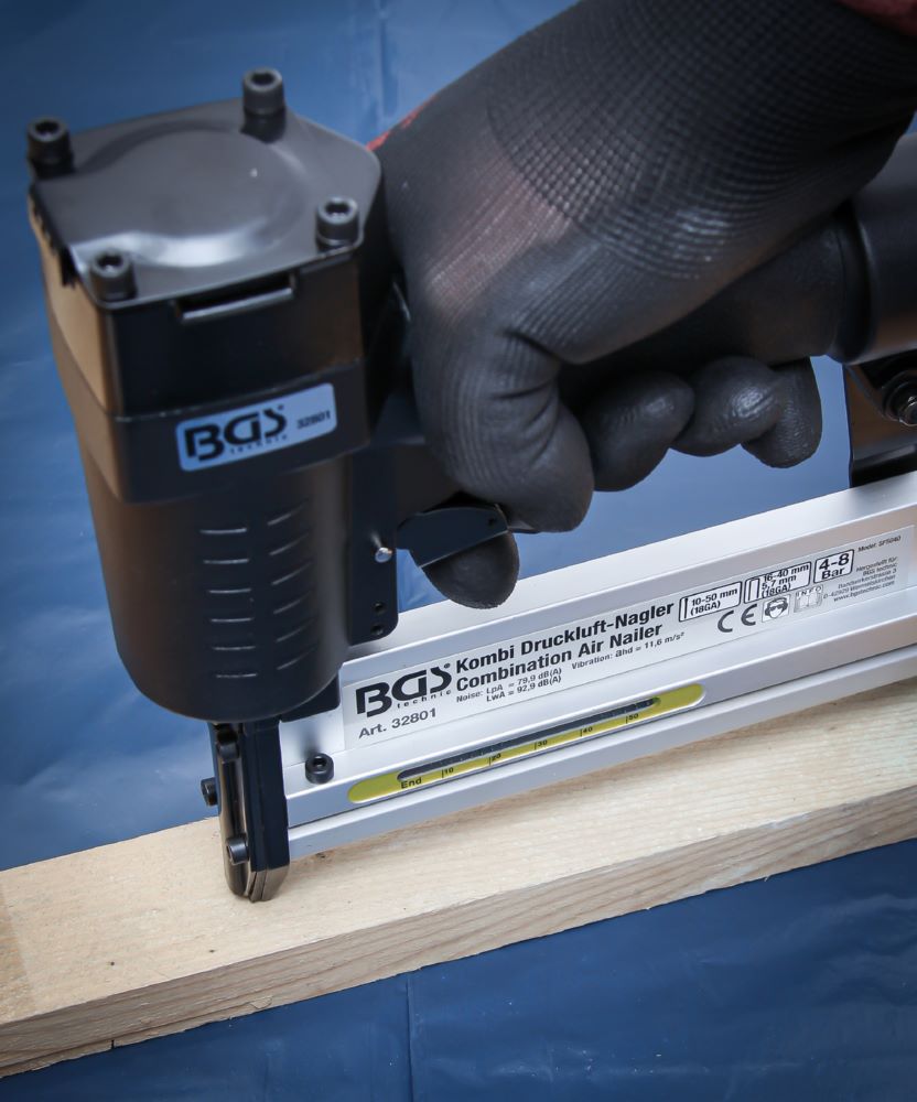 Produktbild BGS Druckluft Kombi Nagler 50 mm max 8,3 bar bild 4