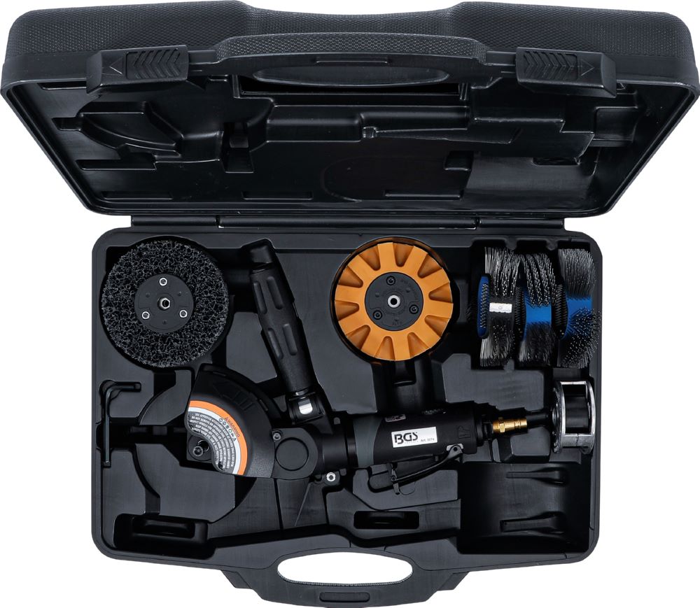 Produktbild BGS Druckluft Multi Schleifer Satz Freilaufdrehzahl 4000 U/min bild 5