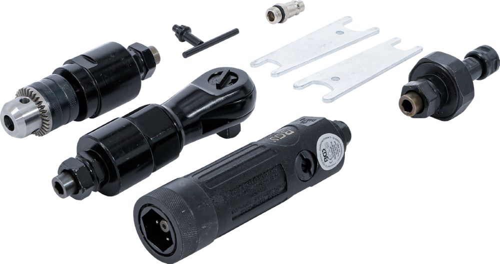 Produktbild BGS Druckluft Multiwerkzeug mit 3 auswechselbaren Arbeitsköpfen bild 2