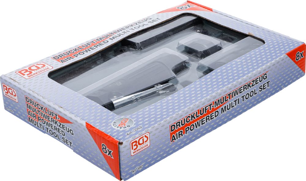 Produktbild BGS Druckluft Multiwerkzeug mit 3 auswechselbaren Arbeitsköpfen bild 4