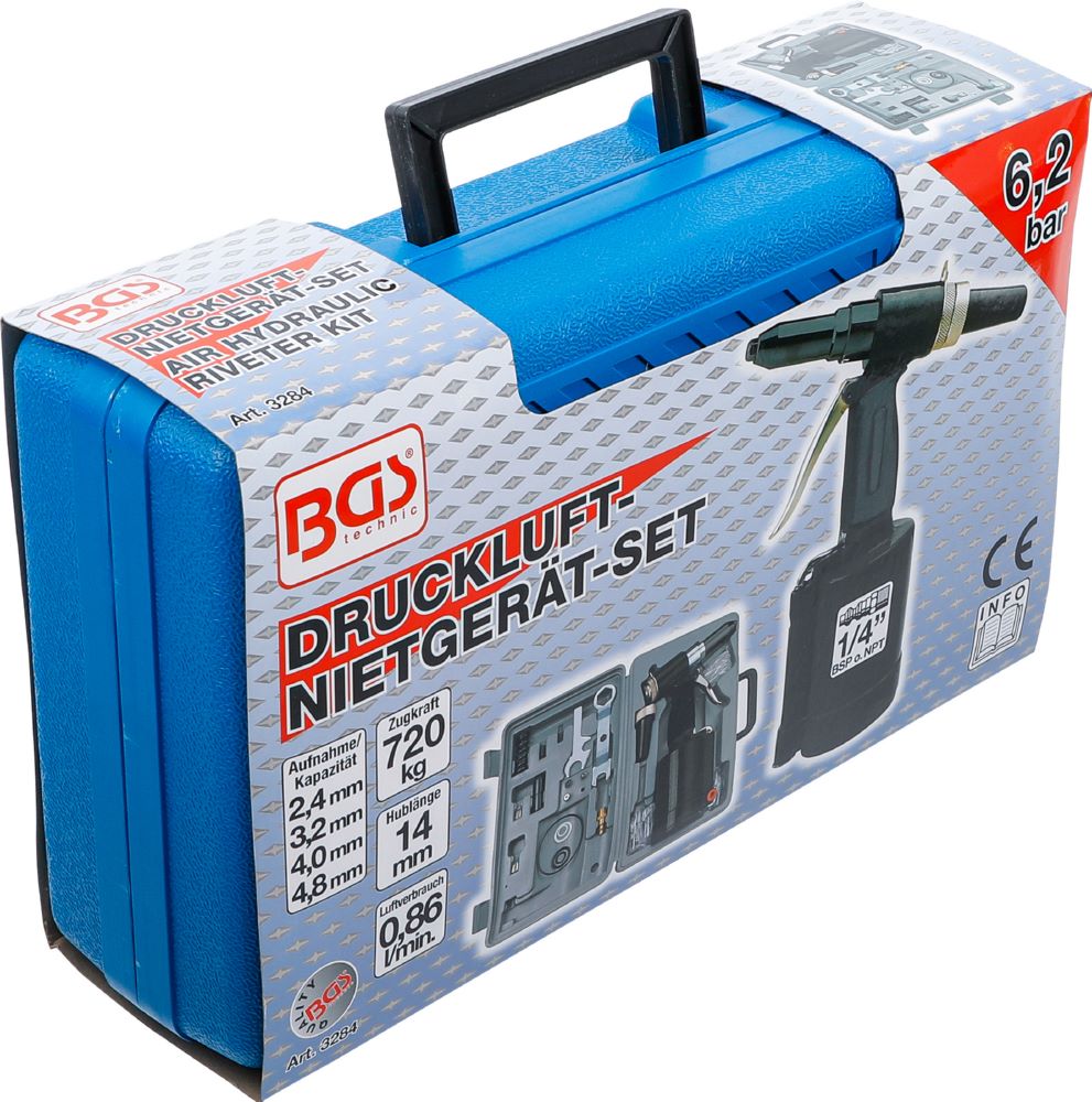 Produktbild BGS Druckluft Nietpistole Arbeitsdruck 6,2 bar bild 10