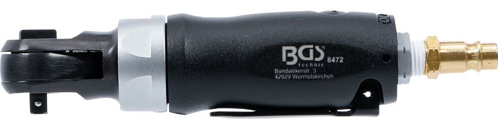 Produktbild BGS Druckluft Ratschenschrauber 6,3 mm 1/4 Zoll 54 Nm extra kurz bild 3