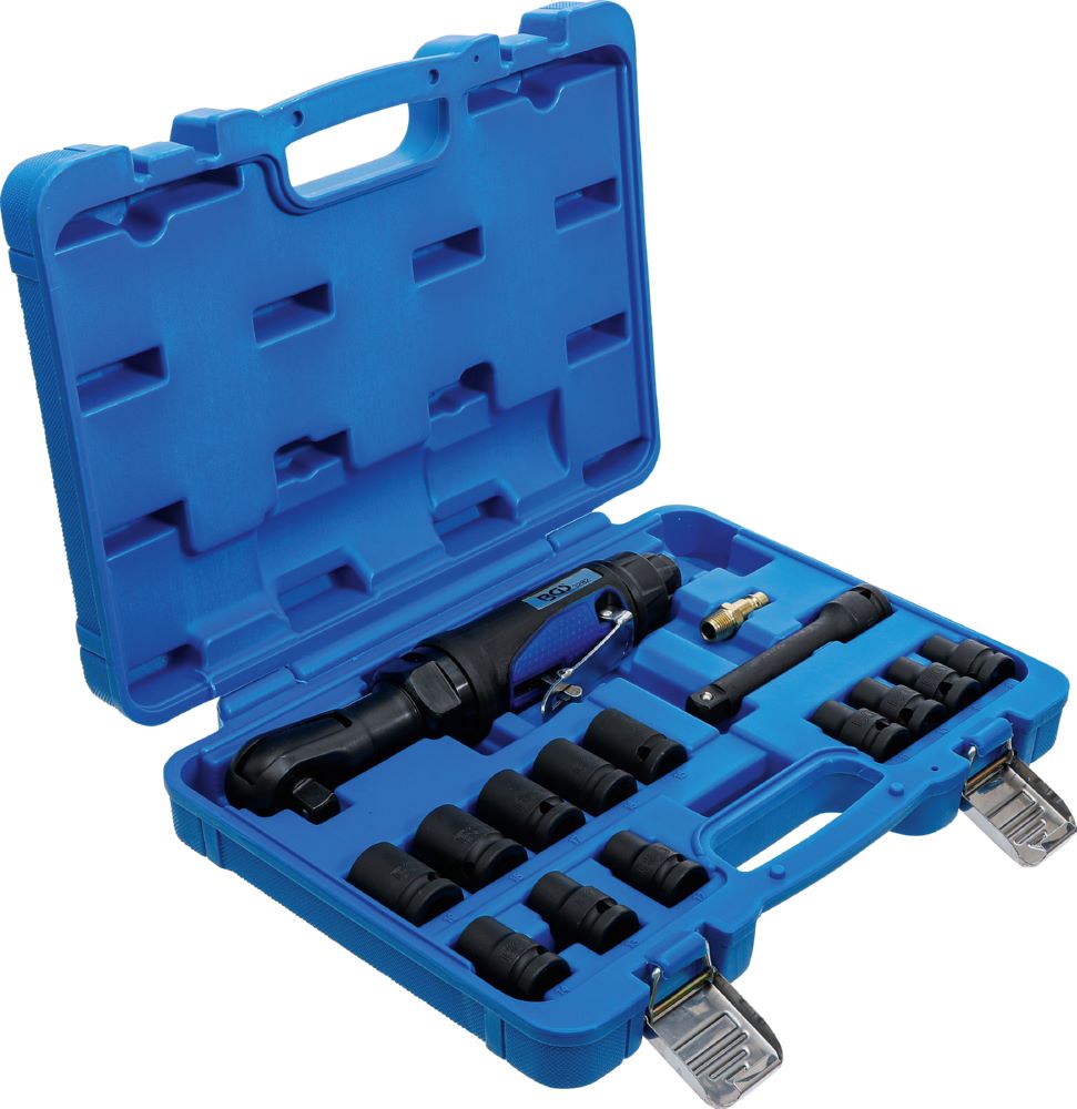 Produktbild BGS Druckluft Ratschenschrauber Satz 12,5 mm 1/2 Zoll 102 Nm 14 teilig bild 3