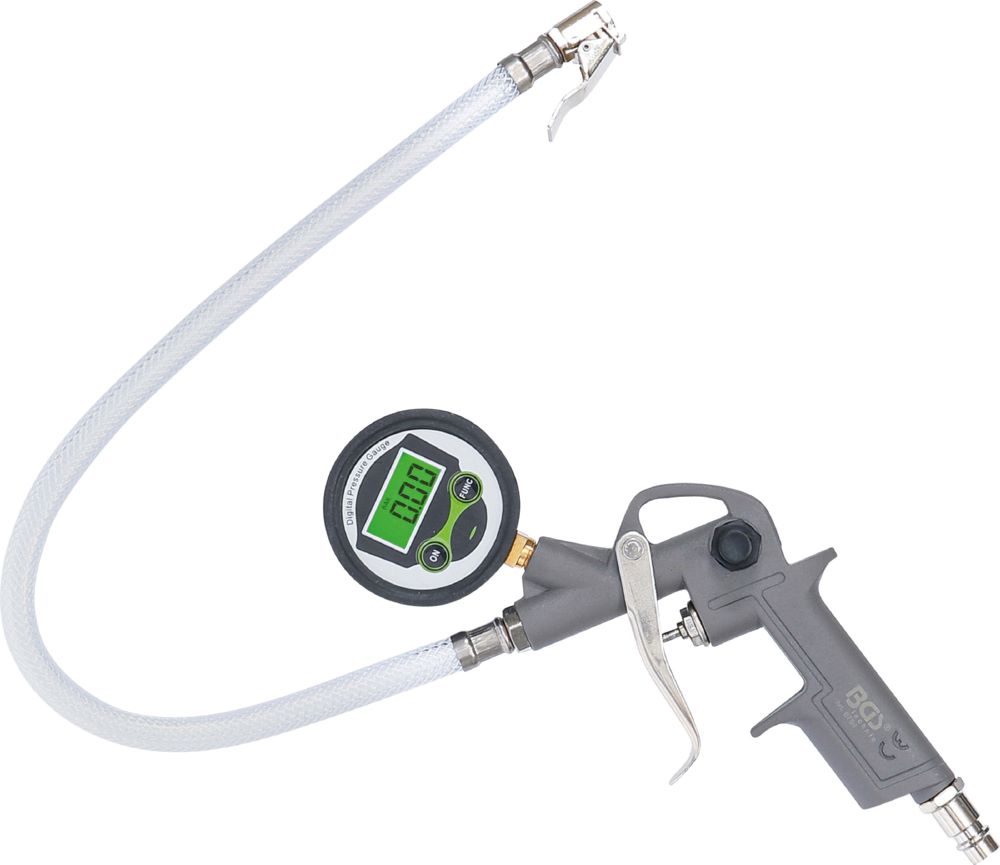 Produktbild BGS Druckluft Reifenfüllpistole digital 0 - 8 bar bild 1