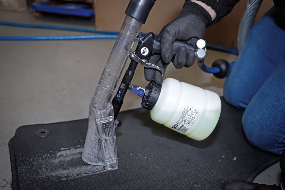 Produktbild BGS Druckluft Reinigungspistole mit Bürsten und Saugaufsatz 7 teilig bild 6