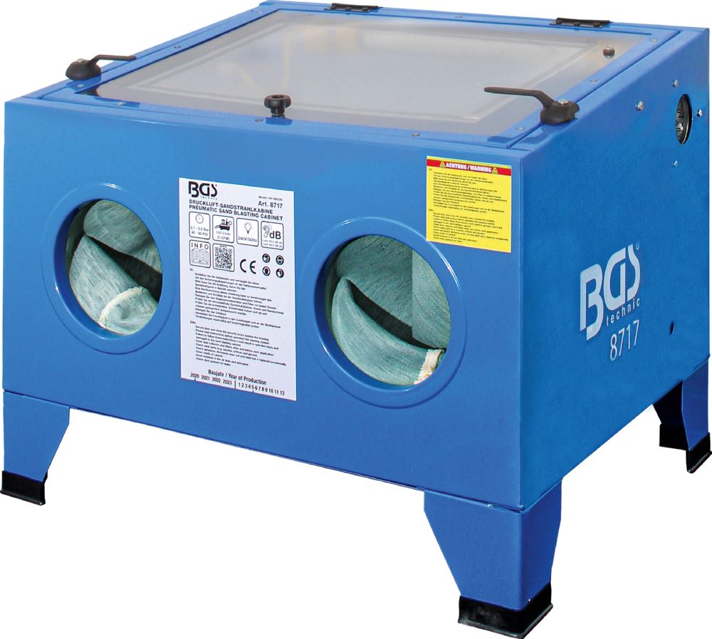 Produktbild BGS Druckluft Sandstrahlkabine 585x495x485 mm bild 2