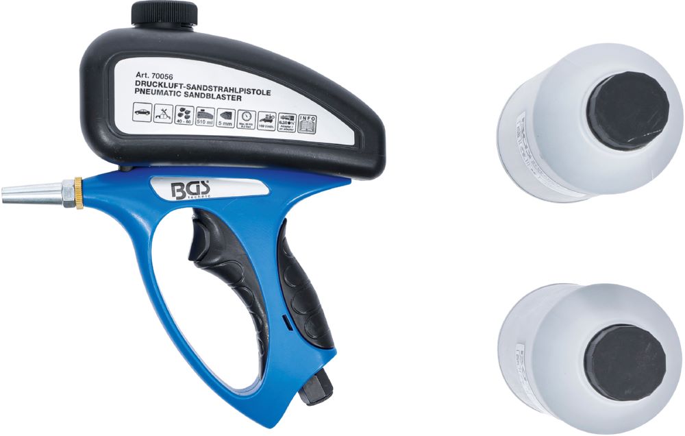 Produktbild BGS Druckluft Sandstrahlpistole mit Zubehör 3 teilig bild 2