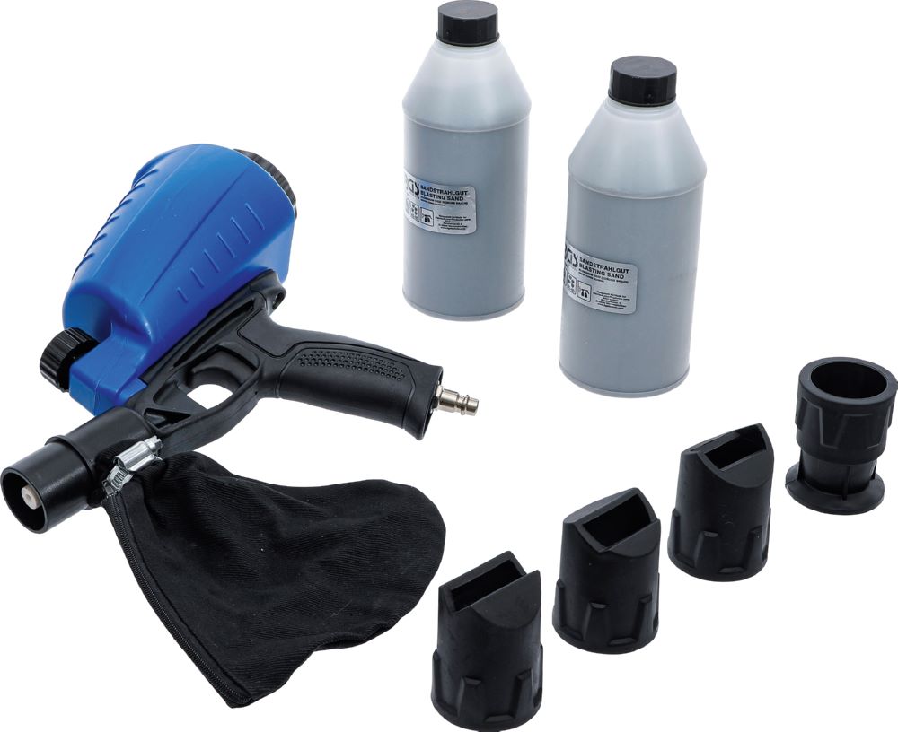 Produktbild BGS Druckluft Sandstrahlpistole mit Zubehör 3 teilig 6,2 bar bild 4