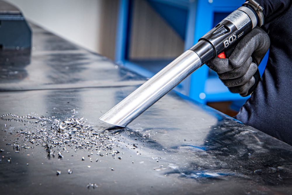 Produktbild BGS Druckluft Saug Blaspistole umschaltbar 8 teilig bild 2