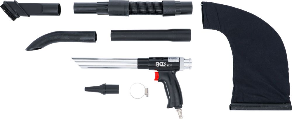 Produktbild BGS Druckluft Saug Blaspistole umschaltbar 8 teilig bild 8