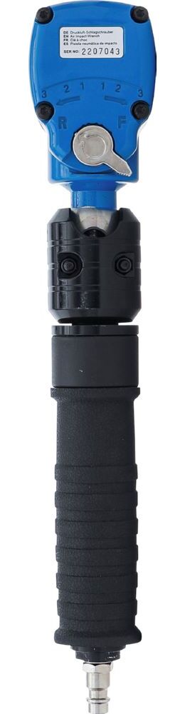 Produktbild BGS Druckluft Schlagschrauber Satz 12,5 mm 1/2 Zoll 650 Nm 10 Teilig abgewinkelt bild 8