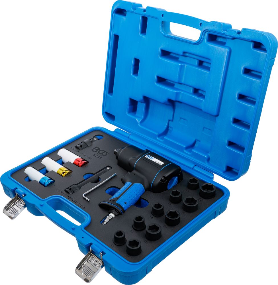 Produktbild BGS Druckluft Schlagschrauber Satz 12,5 mm 1/2 Zoll 1200 N bild 3