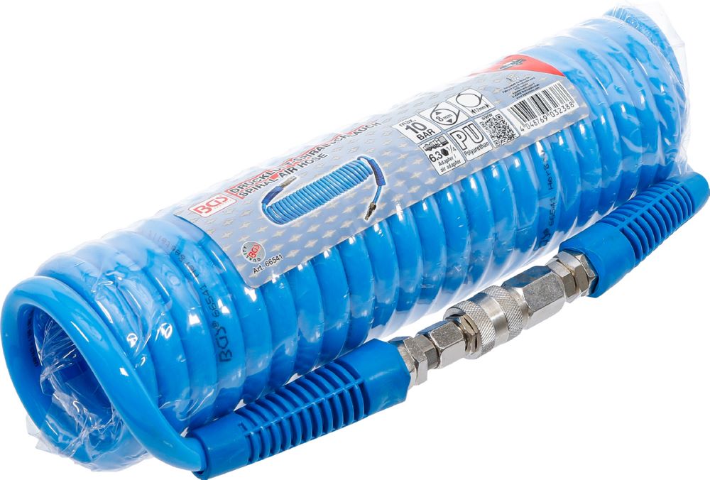 Produktbild BGS Druckluft Spiralschlauch 6 meter Außendurchmesser 12 mm bild 5