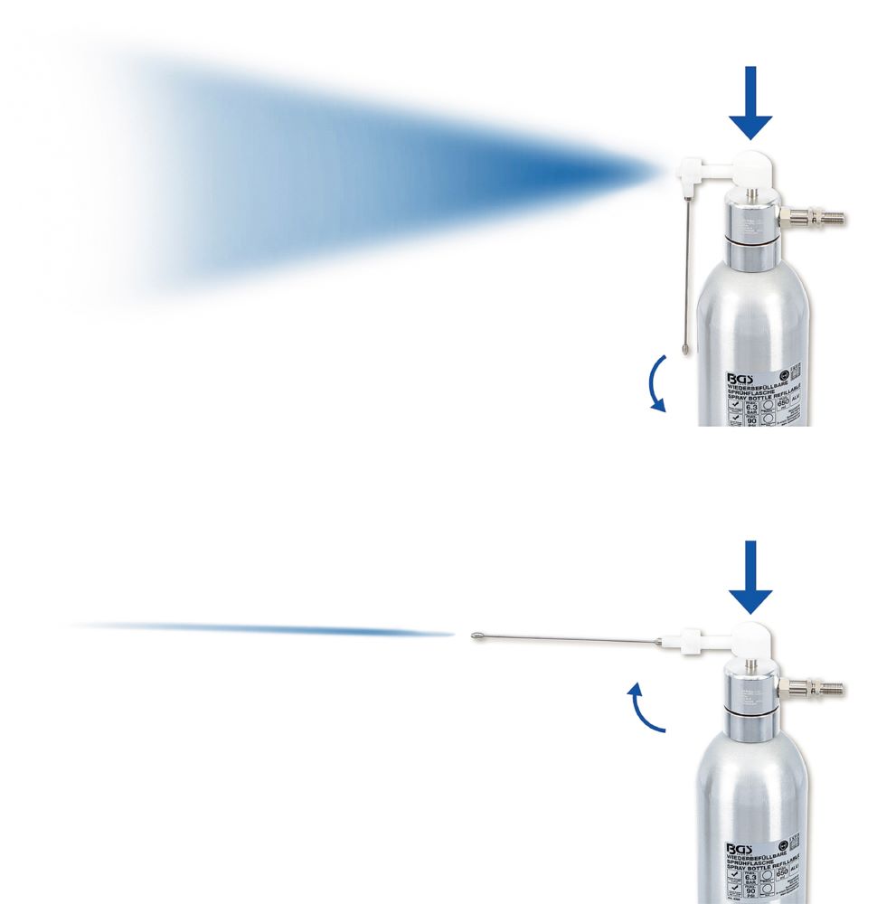 Produktbild BGS Druckluft Sprühflasche Aluminiumausführung 650 ml bild 2