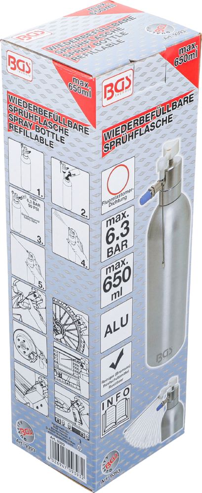 Produktbild BGS Druckluft Sprühflasche Aluminiumausführung 650 ml bild 4