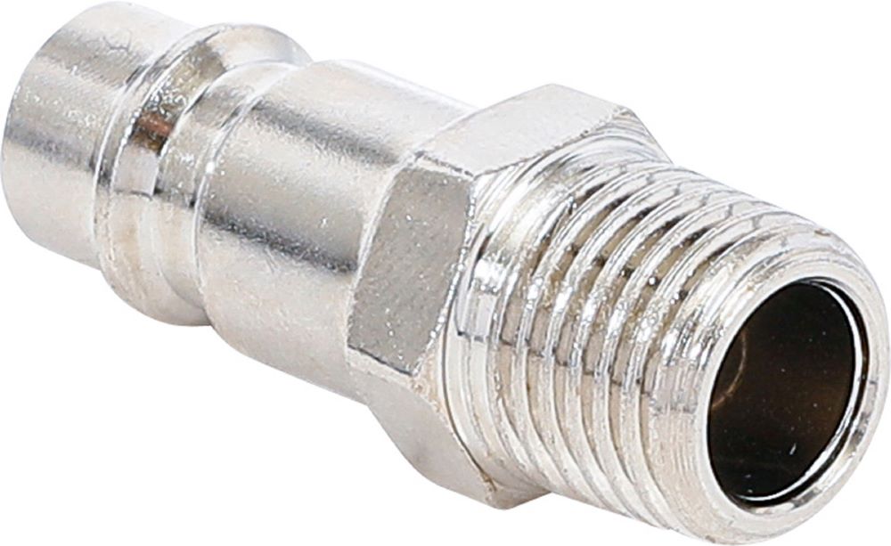 Produktbild Druckluft Stecknippel 6,3 mm 1/4 Zoll Außengewinde bild 2