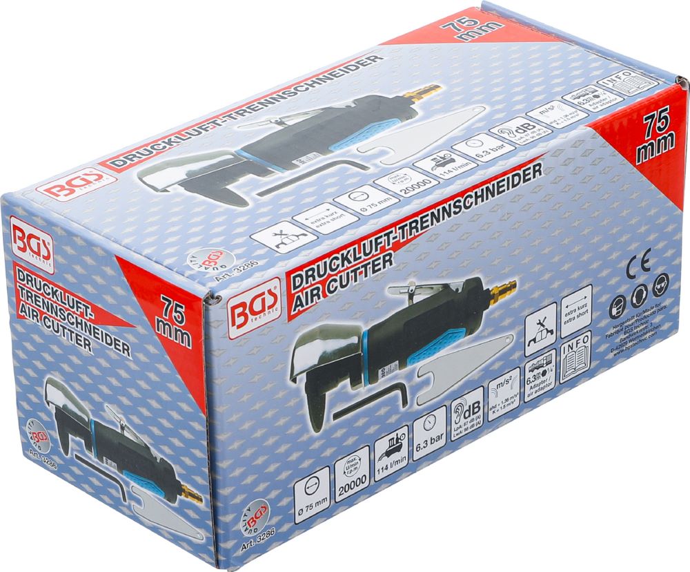Produktbild BGS Druckluft Trennschneider 75 mm Leerlaufdrehzahl 20000 U/min bild 4