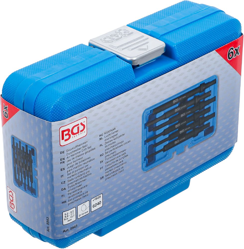 Produktbild Drucklufthammer Durchtreiber Satz 6 teilig bild 6