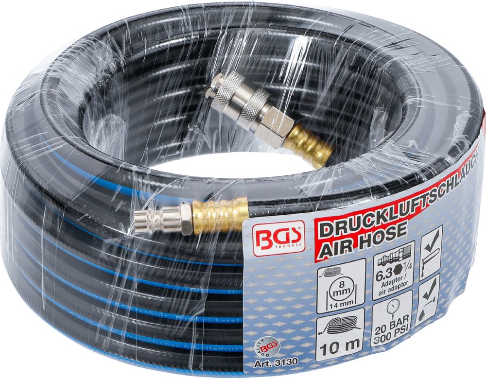 Produktbild BGS Druckluftschlauch 10 meter Außendurchmesser 14 mm bild 4