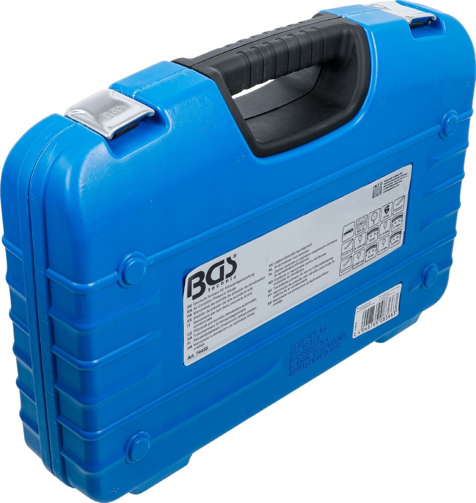 Produktbild BGS Druckuhr Armatur für Klimaanlagenprüfung für Kältemittel R744 bild 5