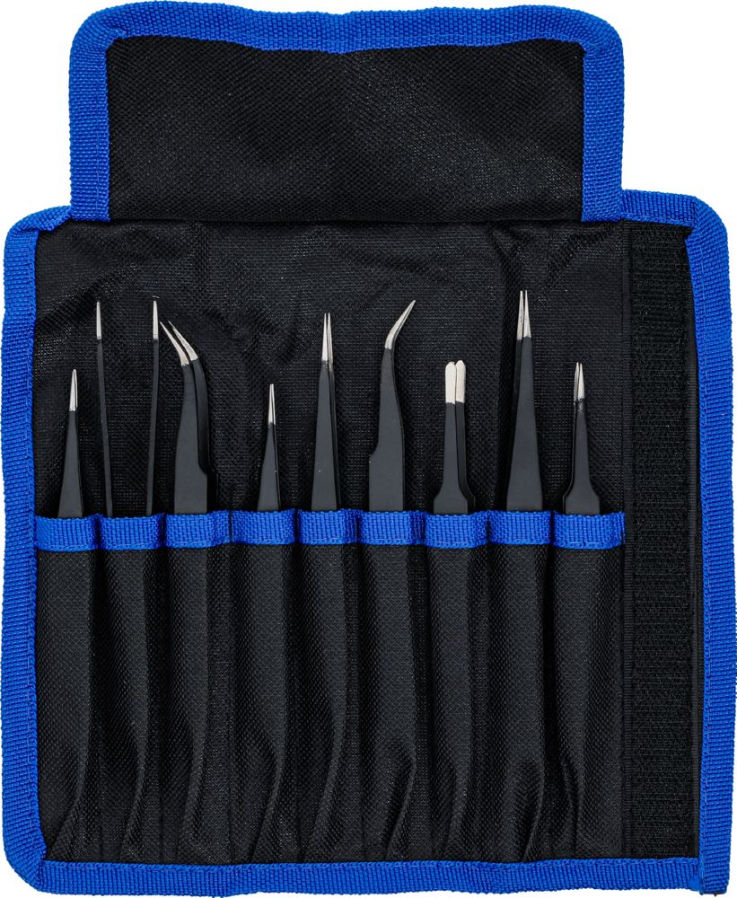 Produktbild Edelstahl Pinzetten Satz 9 teilig bild 5