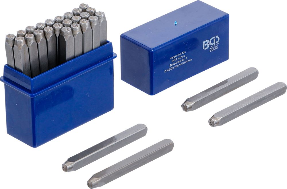 Produktbild BGS Einschlagbuchstaben 3 mm