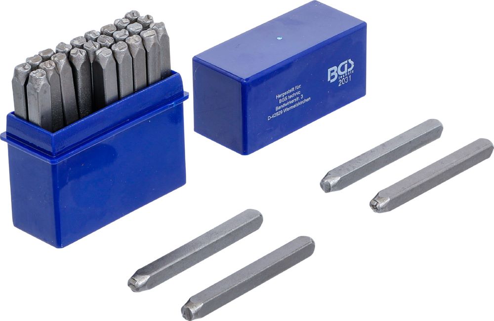 Produktbild BGS Einschlagbuchstaben 4 mm