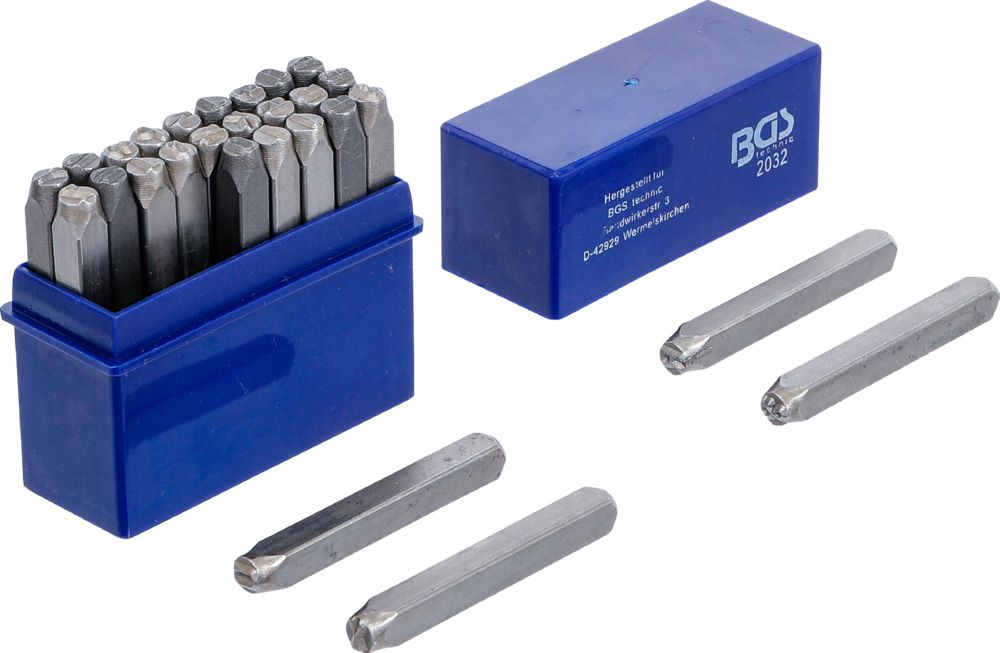 Produktbild BGS Einschlagbuchstaben 5 mm