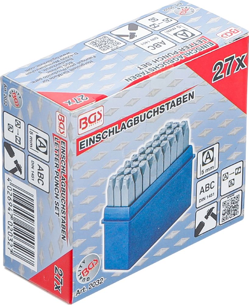 Produktbild BGS Einschlagbuchstaben 5 mm bild 5