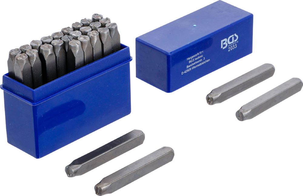 Produktbild BGS Einschlagbuchstaben 6 mm