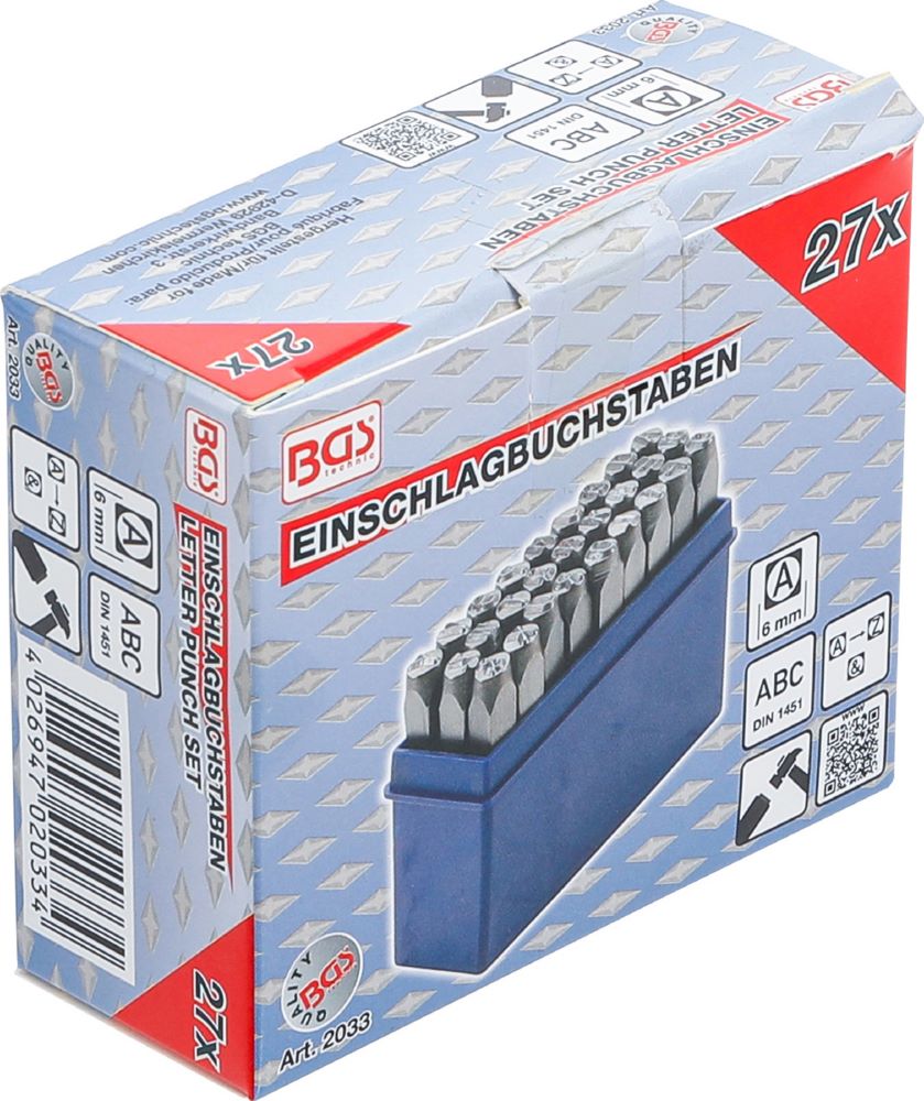 Produktbild BGS Einschlagbuchstaben 6 mm bild 5