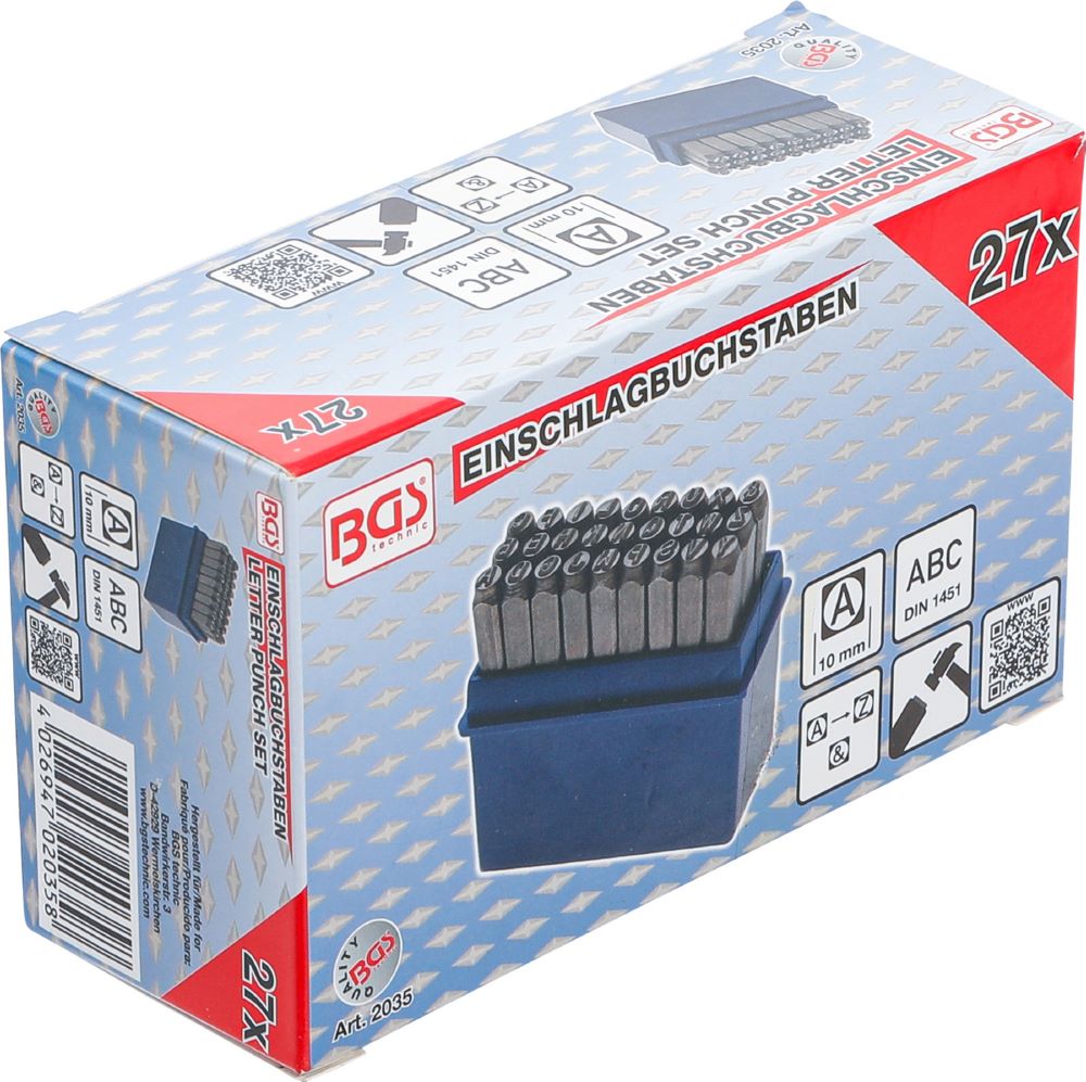Produktbild BGS Einschlagbuchstaben 10 mm bild 5